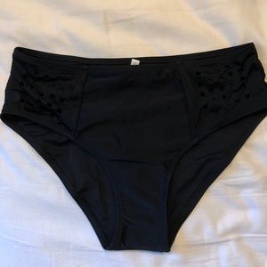 High waisted bikini bottoms